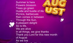 AUGUST Eby Poem