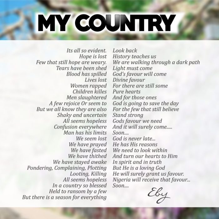 MY COUNTRY