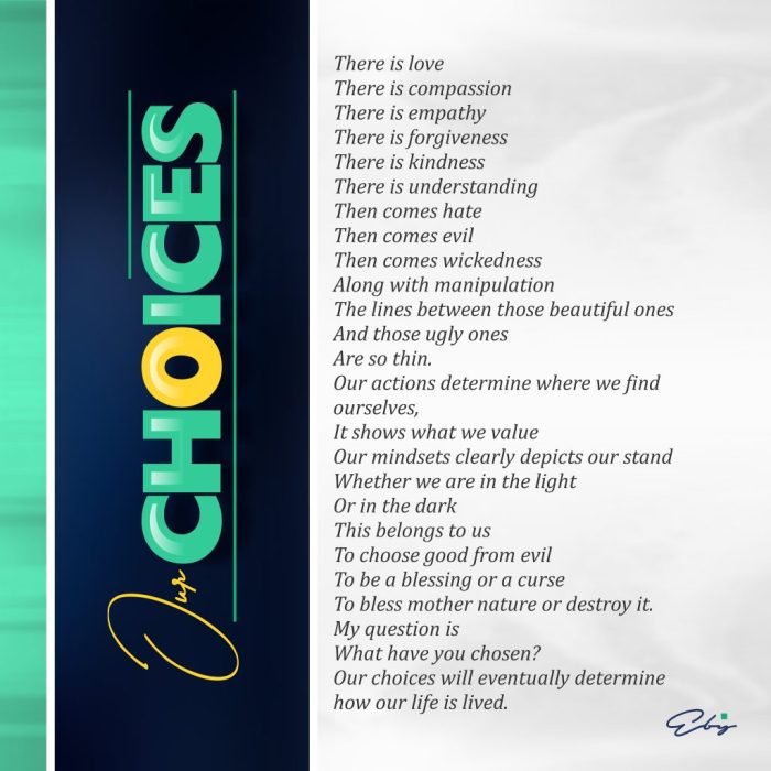 OUR CHOICES