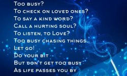 TOO BUSY
